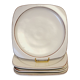 Olivier Roy Vallauris - 4 flat plates in vintage ceramic 1972
