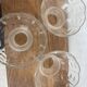 Lot 3 Tulips Antique Glass Cut Frosted Art Deco Lamps Lu