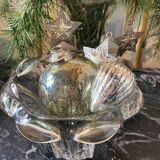 Vase en cristal "fleur" ancien
