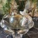 Antique "flower" crystal vase