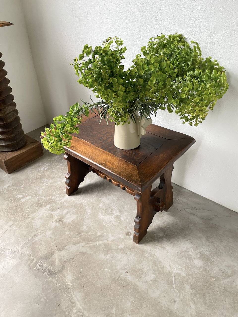 50s Brutalist Oak Coffee Table