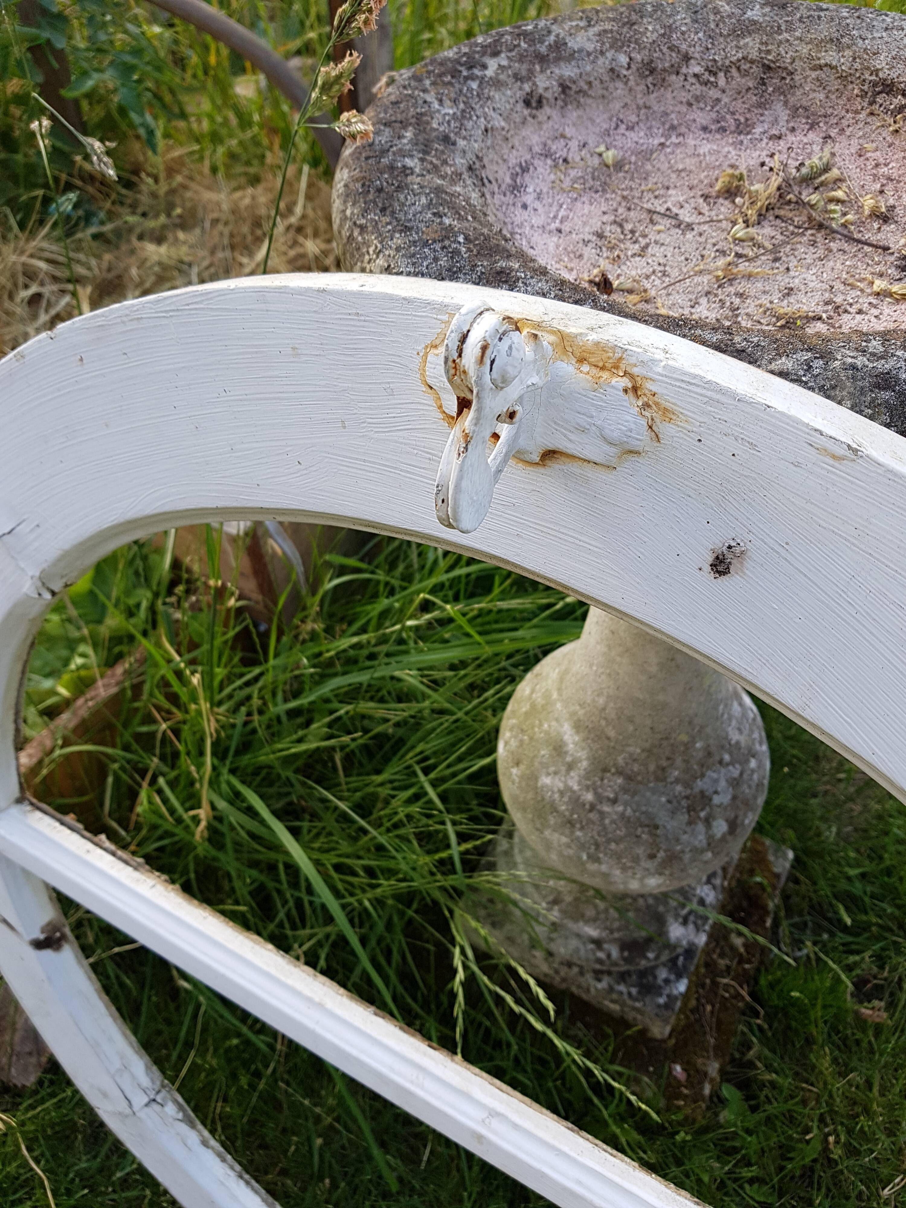 Old round oak window window