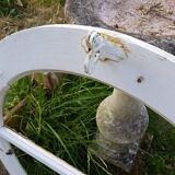 Old round oak window window