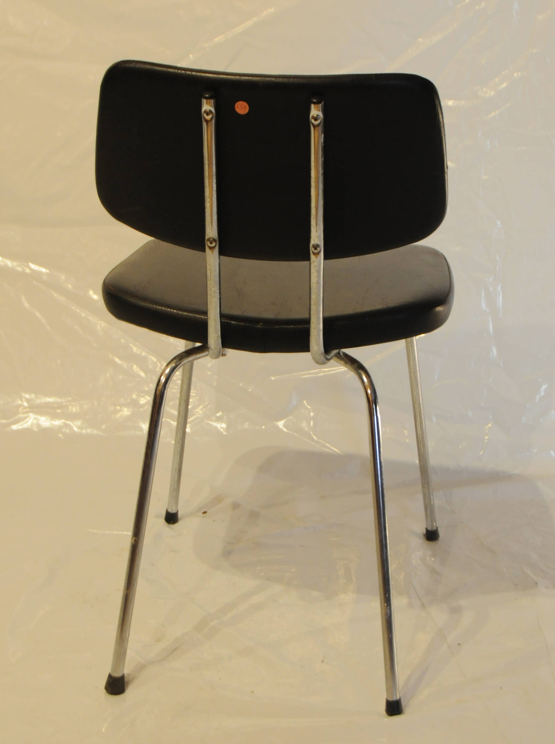 Black skai chair