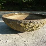 Large brutalist design garden planter bowl, germany 1960s