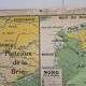 Carte de France vintage (recto verso)