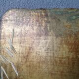 Old Florentine tray rectangle in papier-mâché