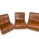 Curve armless armchairs, 1970s