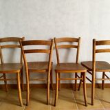 4 vintage bistro chairs
