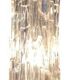 Pair of Art Deco wall sconces - moulded glass and brass