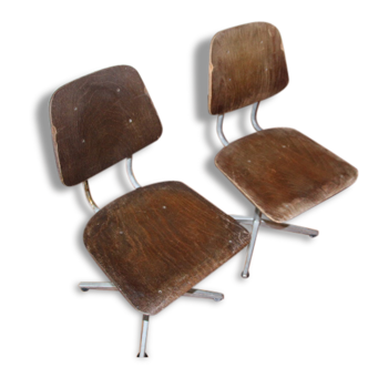 • 70s EMBRU school chairs