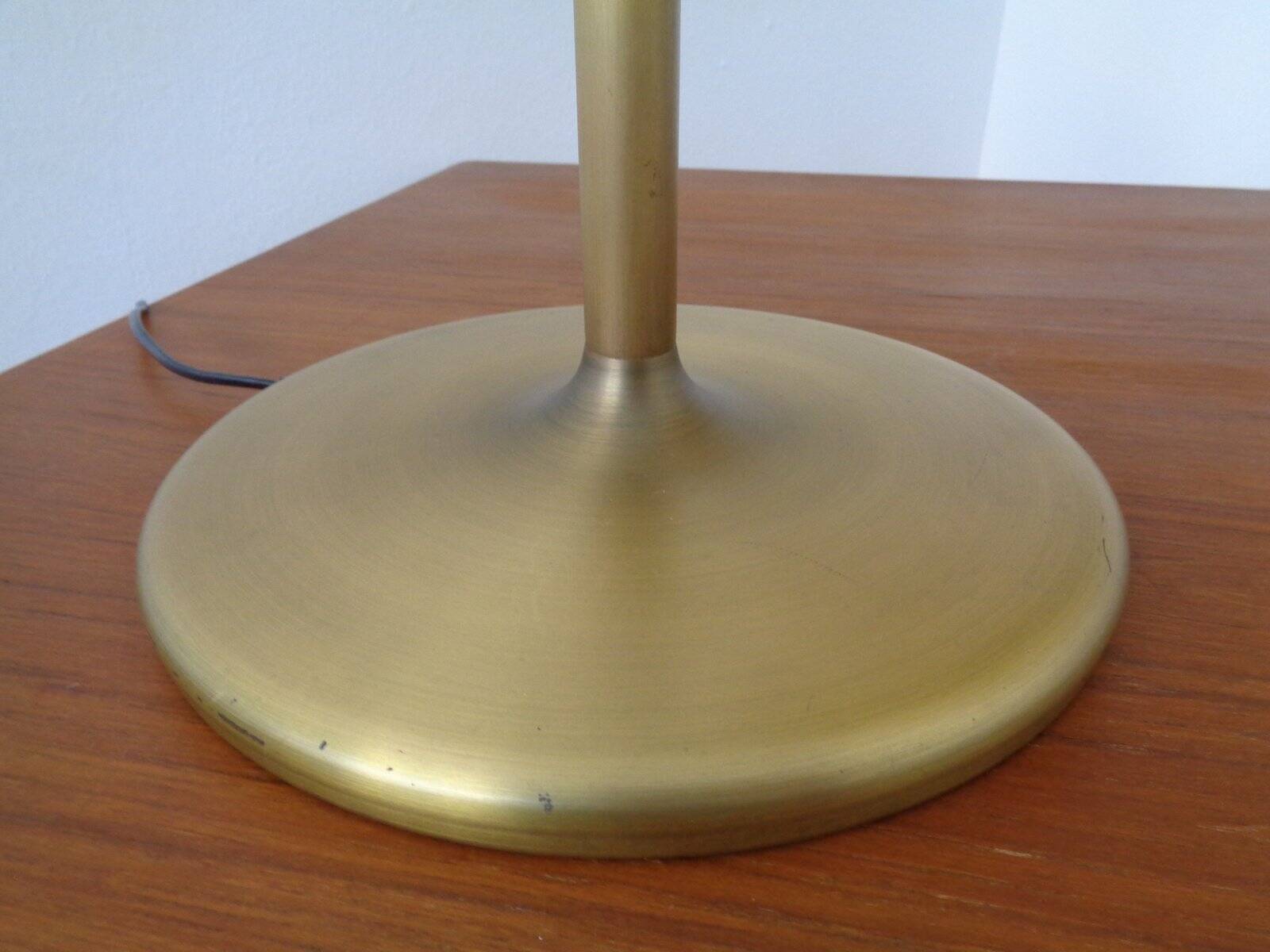 Adjustable Brass and Plastic Desk Lamp from Staff, 1960s