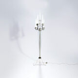 Floor lamp in bronze and crystal Sabino 1930