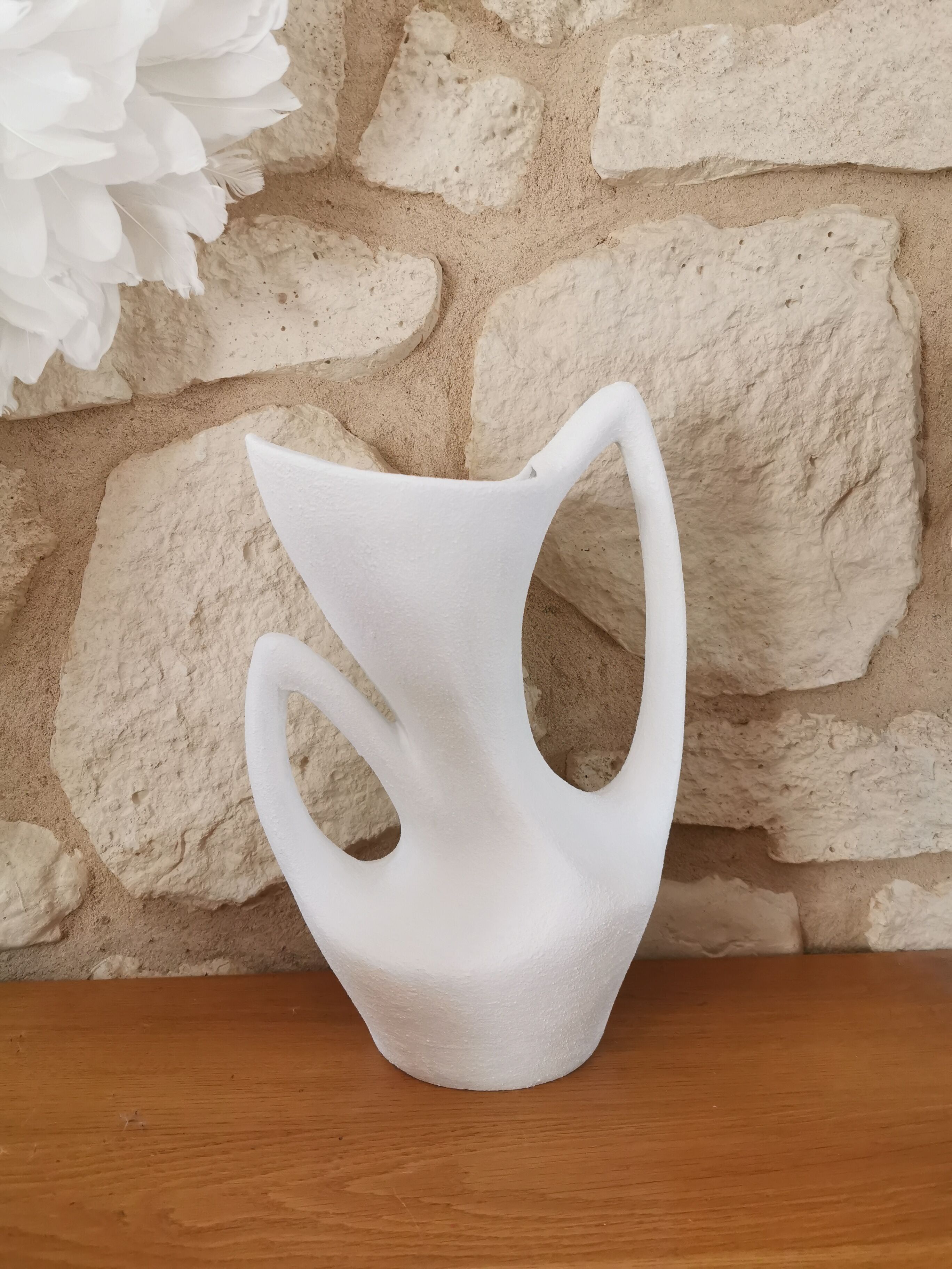 Vase blanc original