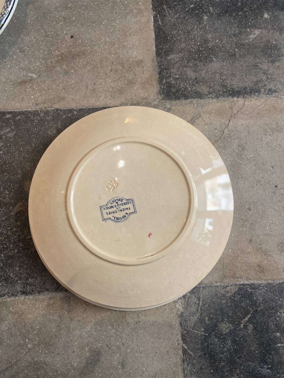 Sarreguemines & Digoin dessert plate