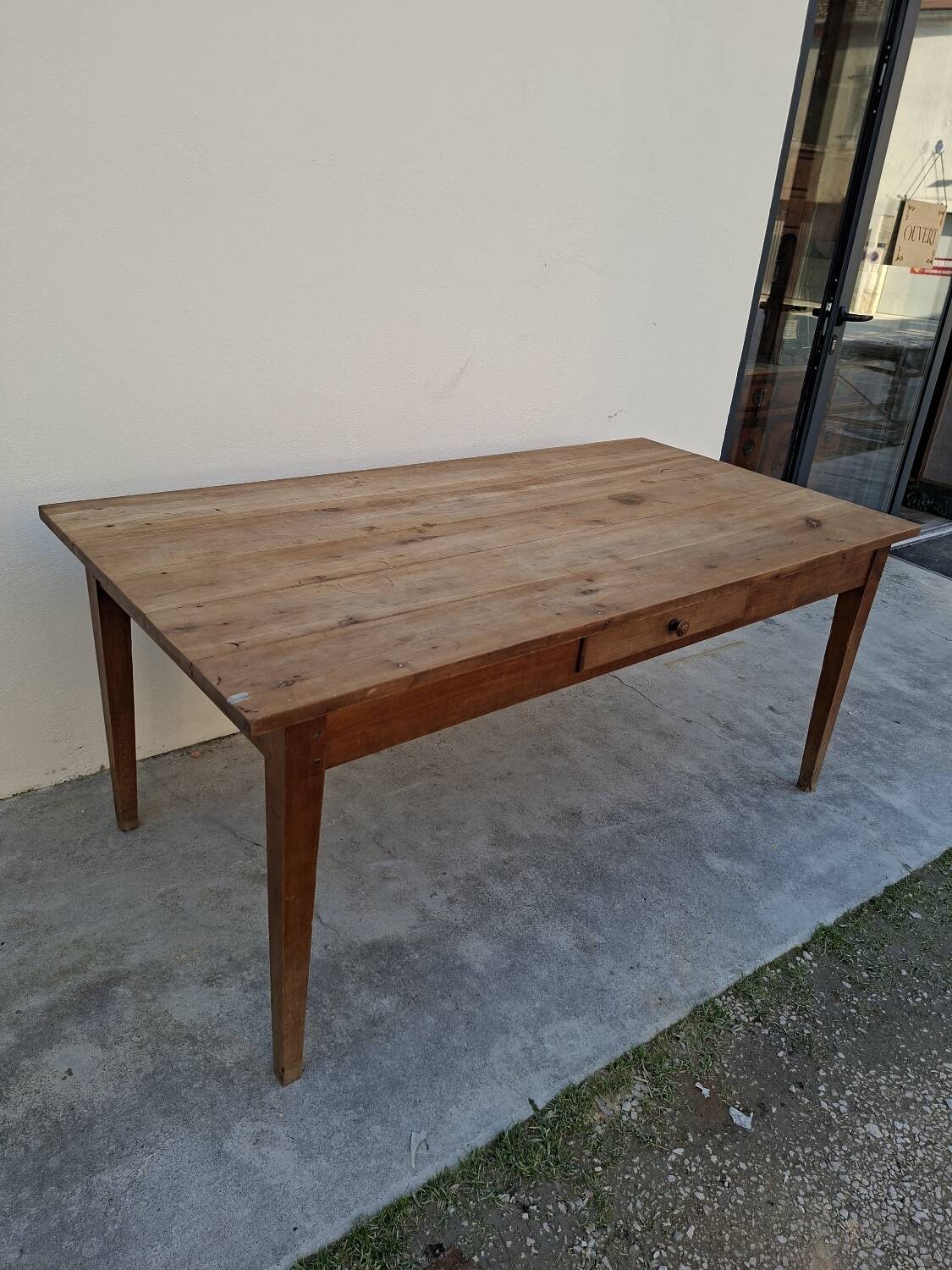 Table de Ferme rustique ancienne fabrication 1900s en Fruitier