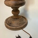Large wooden lamp base