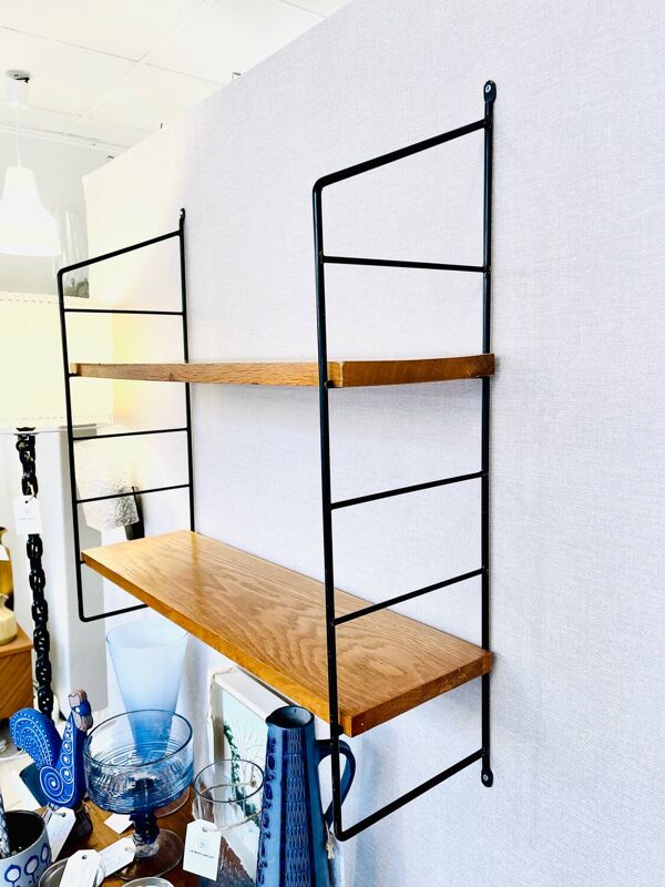 Étagère String en Bois Massif – Design Scandinave 1960