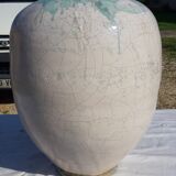 Glazed sandstone jar by François Peyrat