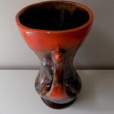 Vallauris vase with double handles