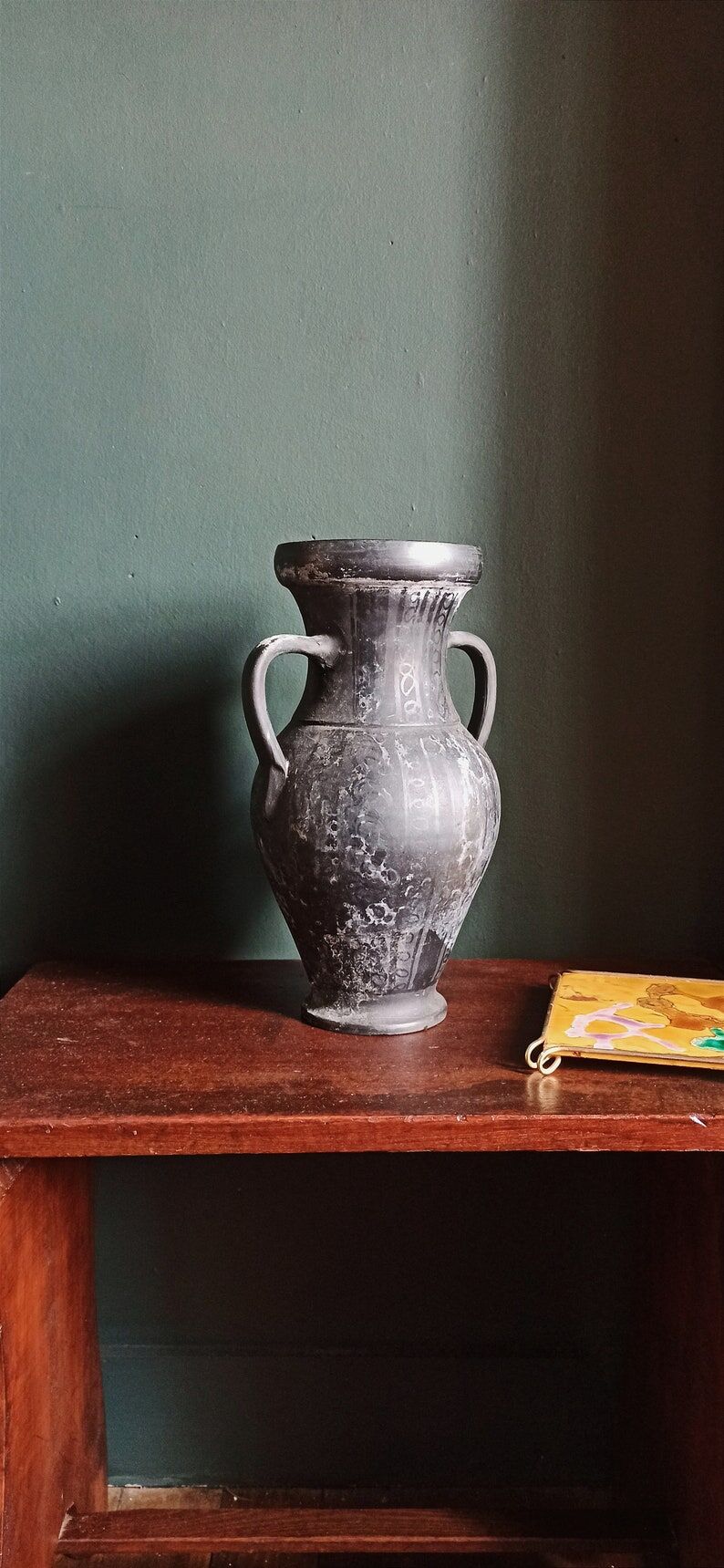 Large black pottery jug from Marginea