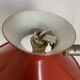Vintage 1960s cardinal red diabolo desk lamp - 45 cm