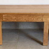 Vintage coffee table from the 60s in oak