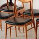 Set of 6 Vintage Scandinavian Teak Chairs – 1960s