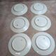 Set of 6 vintage French porcelain plates – pink floral design