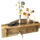 kitchen wall shelf with hooks