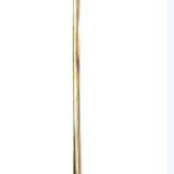 Art Deco floor lamp in brass and opaline glass - 1.30 m