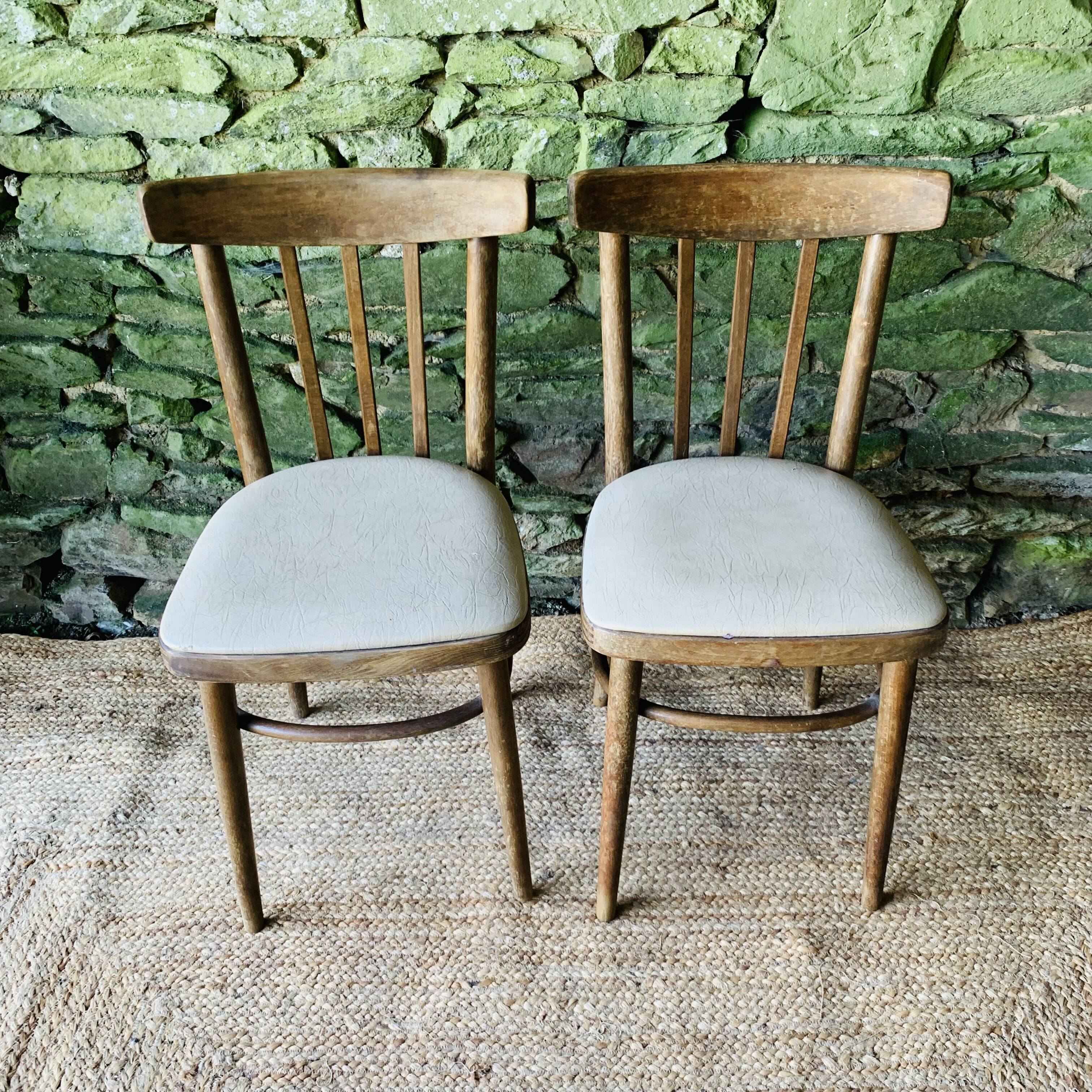 Pair of bistro chairs