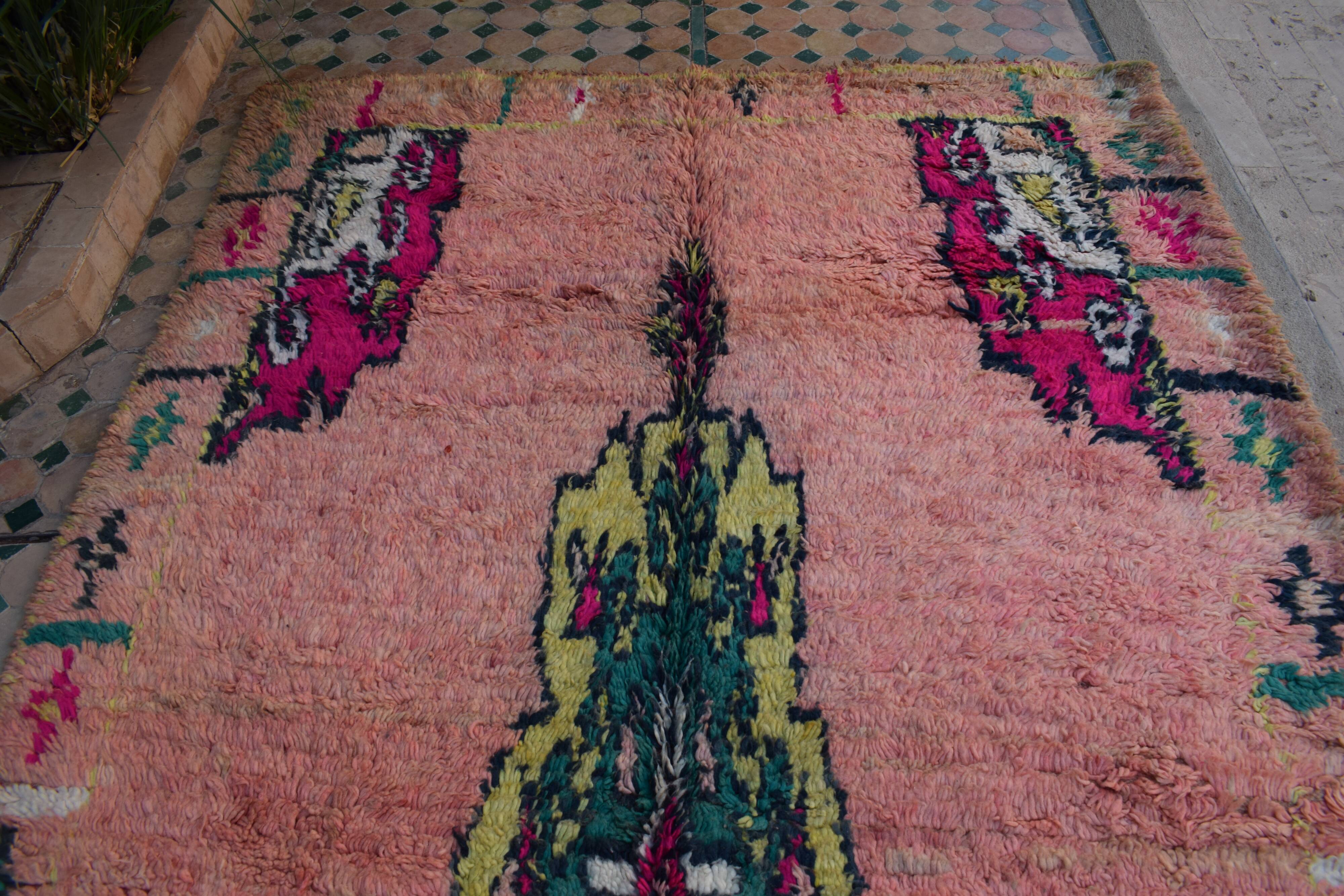 Berber rug Moroccan vintage Atlas, 305x183cm