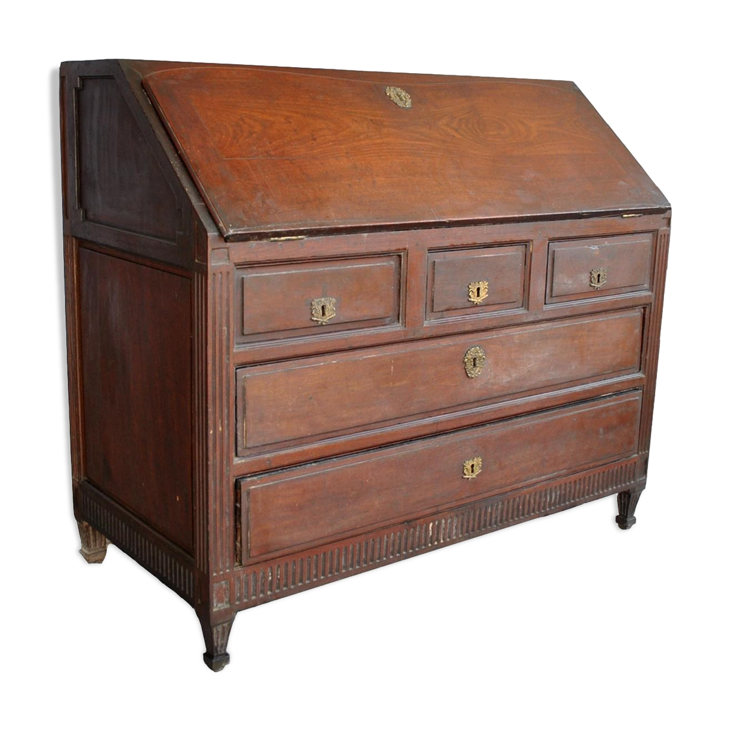 Secretary of slope of time style Directoire mahogany 18th