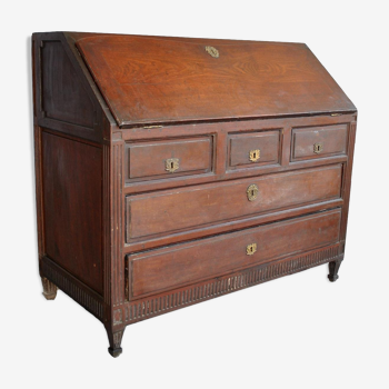 Secretary of slope of time style Directoire mahogany 18th