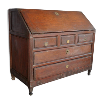 Secretary of slope of time style Directoire mahogany 18th