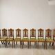 Set of 9 Renaissance Revival dining chairs, carved wood, Czechoslovakia, early 20th century