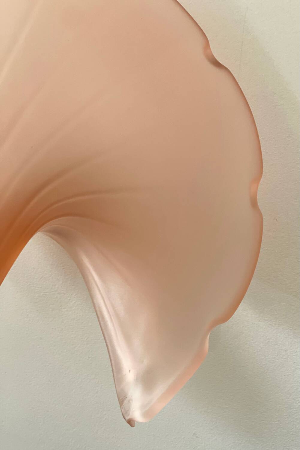 Leonardo vase in pink frosted glass