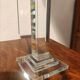 Large Crystal Candle Holder - Contemporary