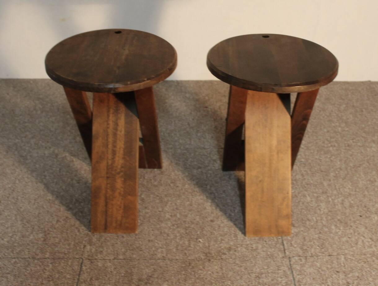 Wooden tables, 20th century