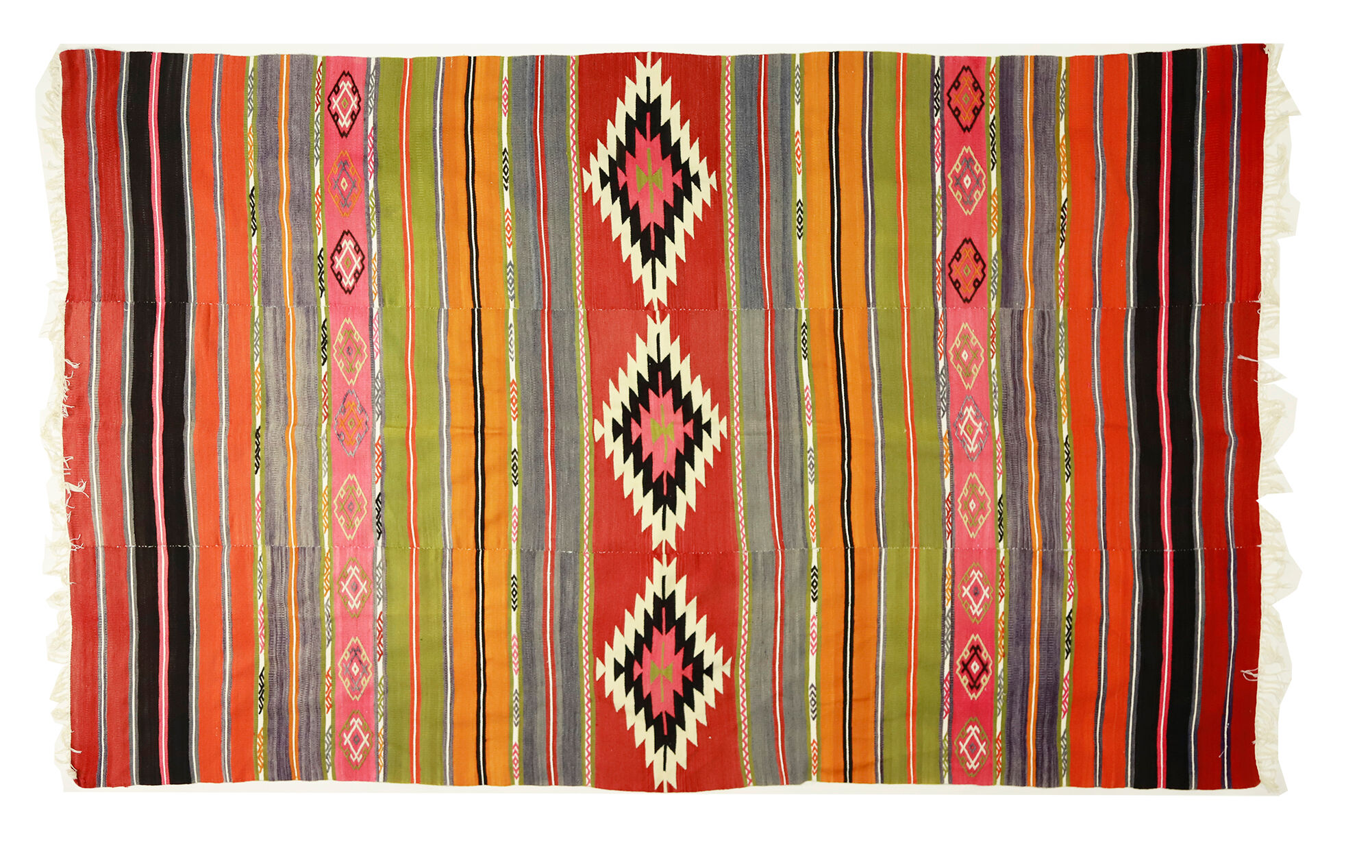 Anatolian handmade kilim rug 270 cm x 171 cm