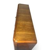 Buffet en noyer Art déco italien, de grande qualité.