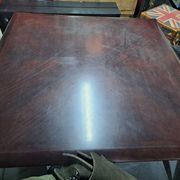 Tabla à manger carrée Modèle M " Série Lang " de Philippe Starck pour Driade Aleph