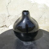 Glass vase signed Christian Tortu