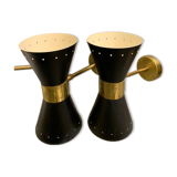 Wall lamps in the style of Italian creations of the 50s