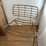 Fauteuil doré Mesh - Bloomingville