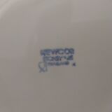 4 coffee cups, porcelain newcor England handmade décor