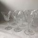 Suite of 6 former Baccarat crystal wine glasses