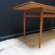 Table basse en bois vintage, mid century, tchèque, Nabytec