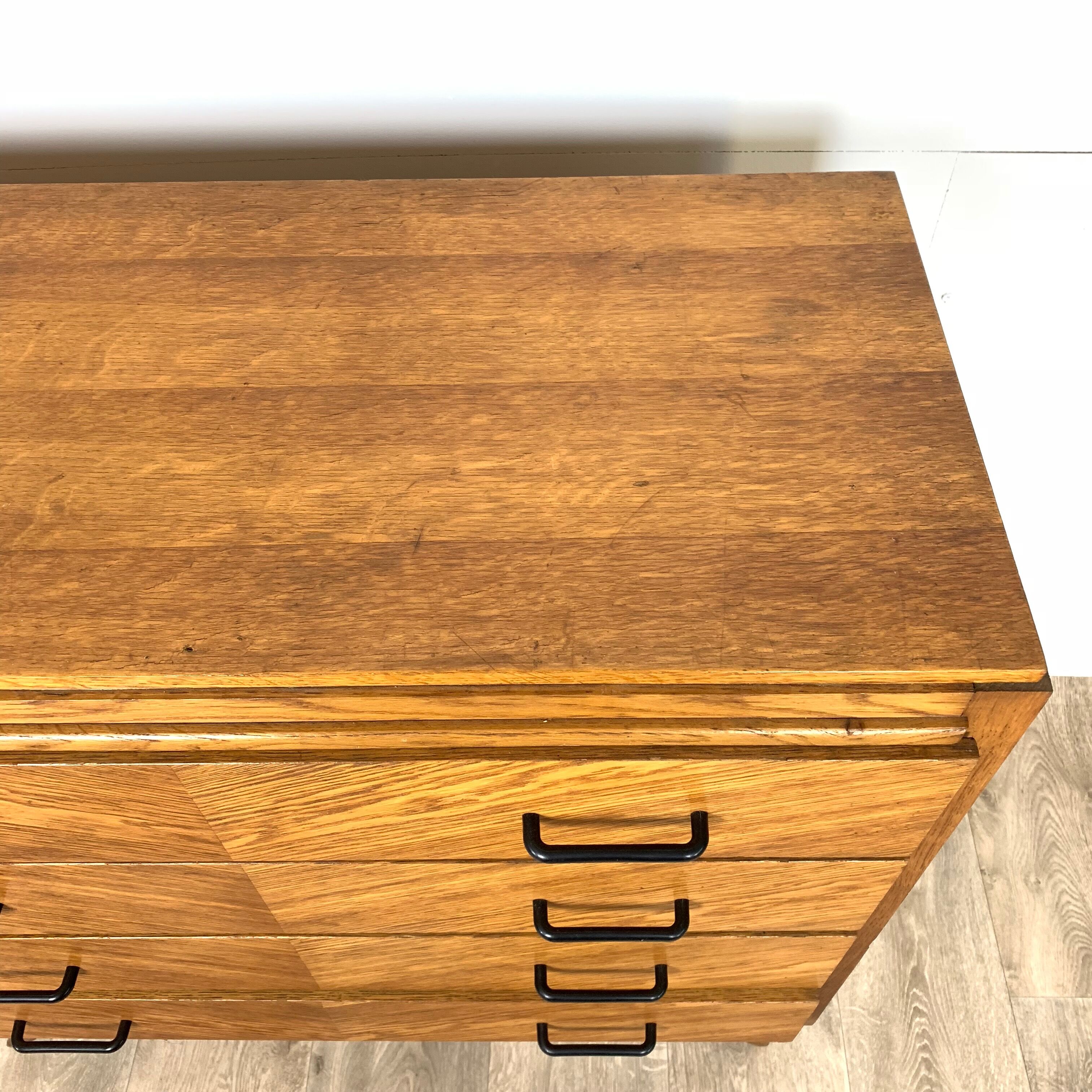 Chest of drawers vintage feet compass